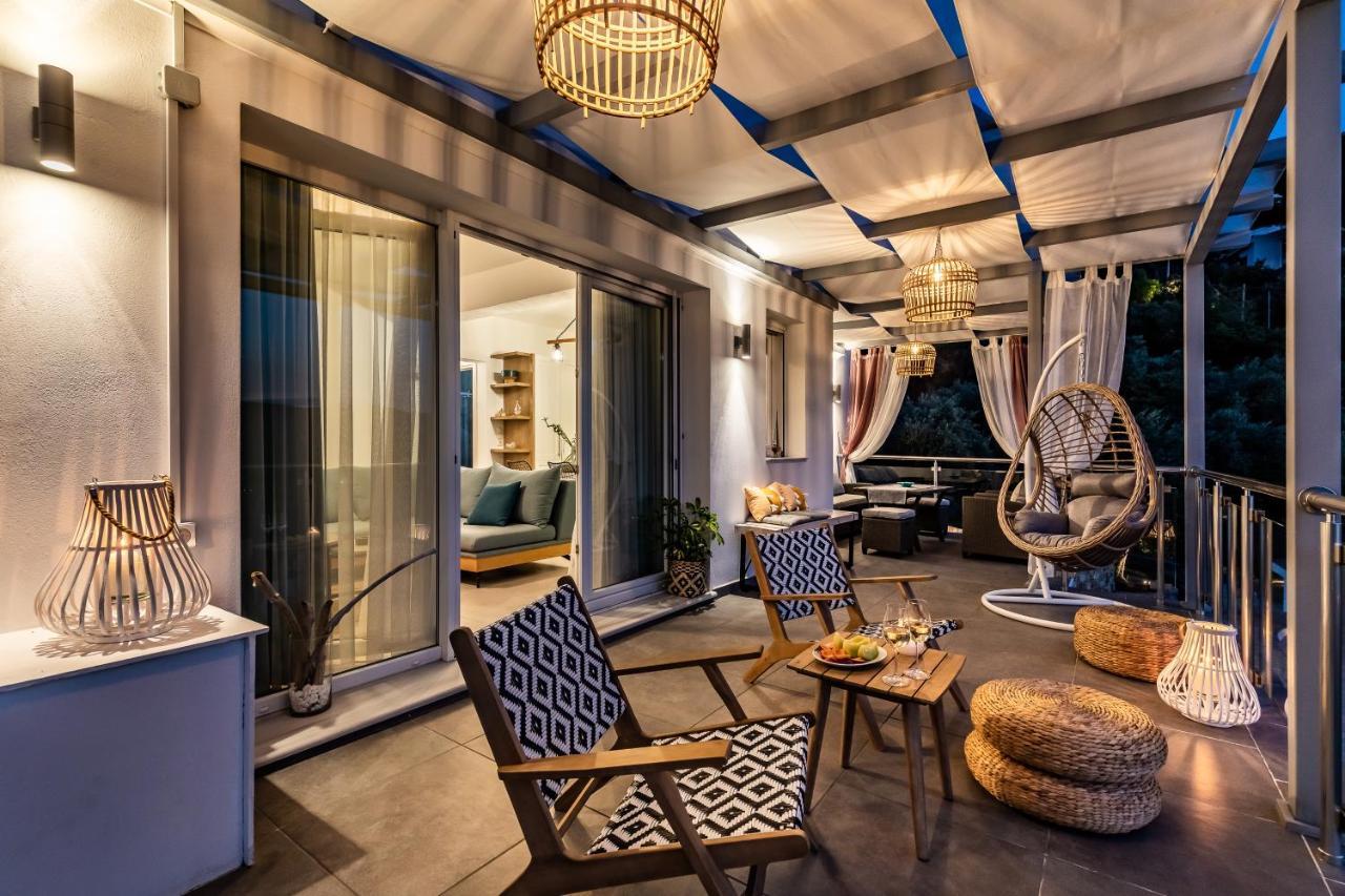 Ninemia Villa In Skopelos Exteriör bild