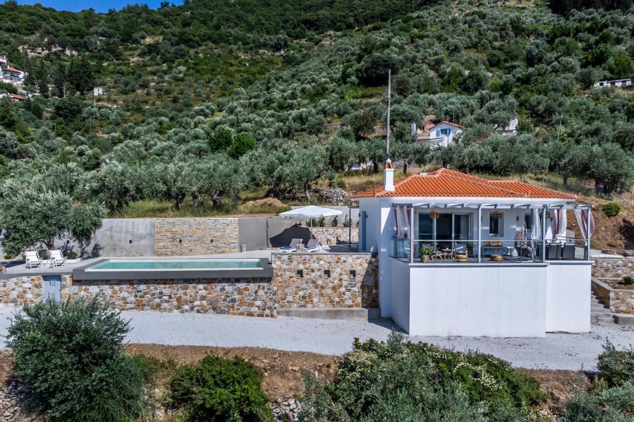 Ninemia Villa In Skopelos Exteriör bild